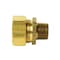 Thrifco Plumbing No. 68-C 7/8 Inch x 1/2 Inch Lead-Free Brass Compression MIP Adapt 4401388 - alternate 3